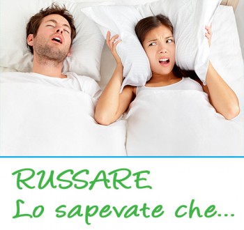 Cause e rimedi del russamento e delle apnee notturne